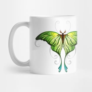 Green butterfly ( Green butterflies ) Mug